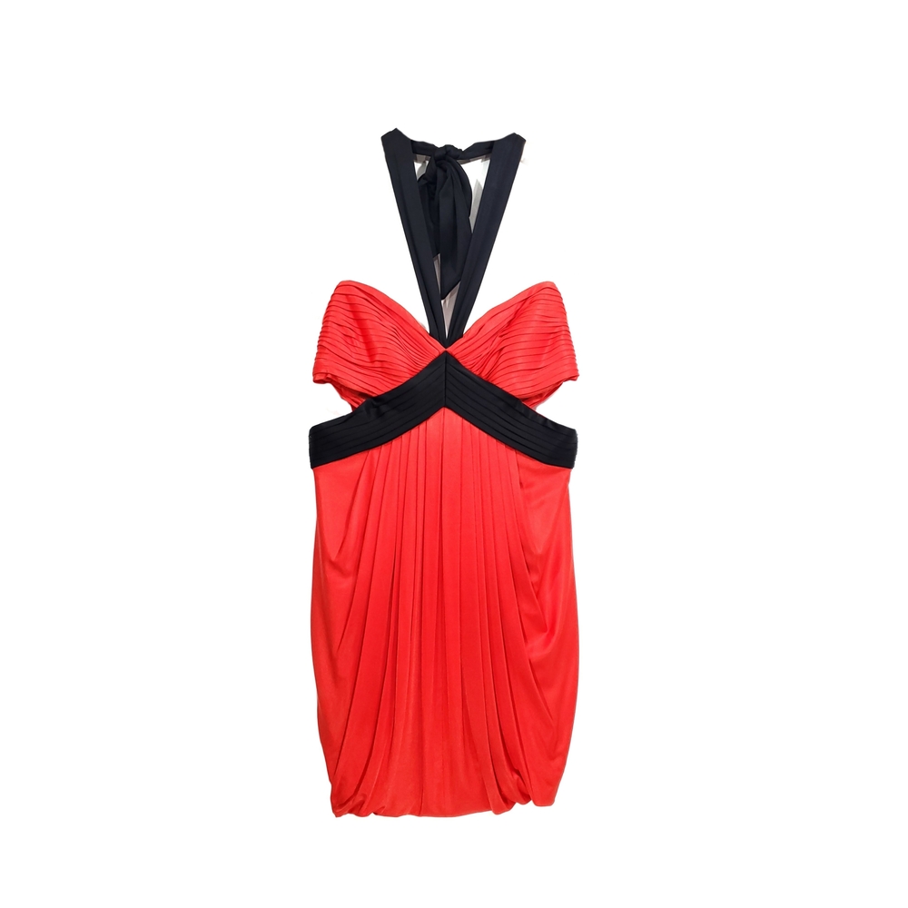 Vintage BCBGMaxAzria Hoomecoming Dress 90s Y2K Party Club Formal Halter